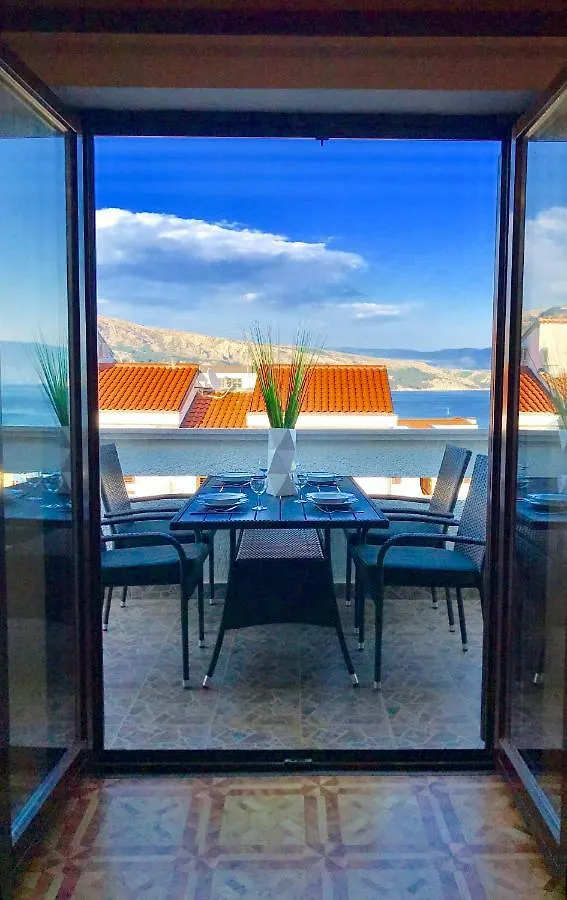 Daire Apartmani Lisac Baška Hırvatistan